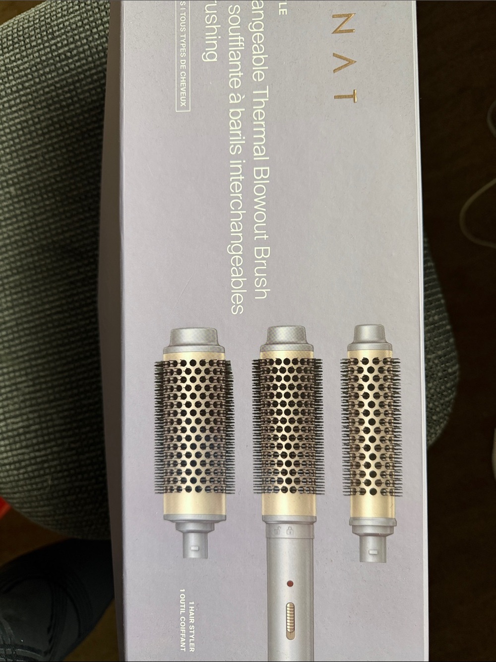 MONAT Gold and Silver Interchangeable Thermal Brush Set